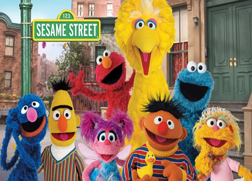 7x5FT Vintage Sesame Street Elmo World House Custom Photo Studio Backdrop Background Banner Vinyl 220cm x 150cm | Электроника