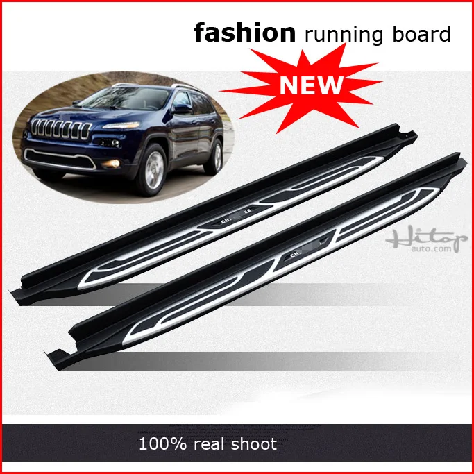fashion model Беговая панель для Jeep Cherokee, три варианта, поставляемый ISO9001 завод, цена по акции - Название цвета: fashion model