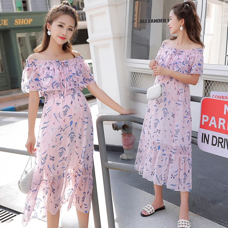 2019 Новое Брендовое летнее платье для беременных с цветочным принтом платья