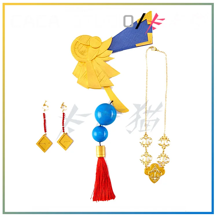 Аниме! Onmyoji Guinv Hongye роскошный принт кимоно униформа косплей костюм для женщин