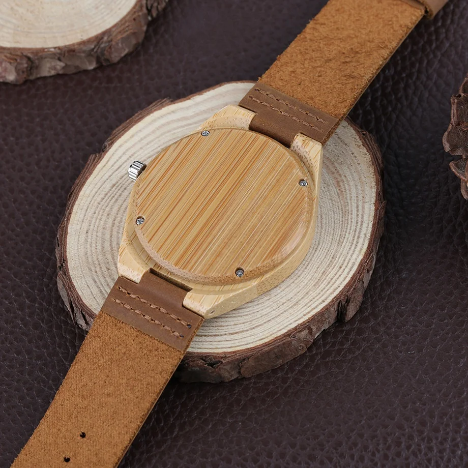 

New Arrival Nature Bamboo Life Tree Quartz Wrist WatchMen Creative Carving Ladies Fashion Trendy Women Gift Relogio Masculino