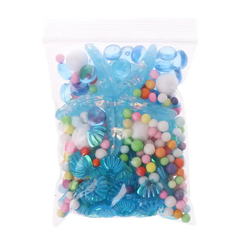 Одеяло хвост русалки Small Shell/бусины для слаймов пены шарики слизи принадлежности