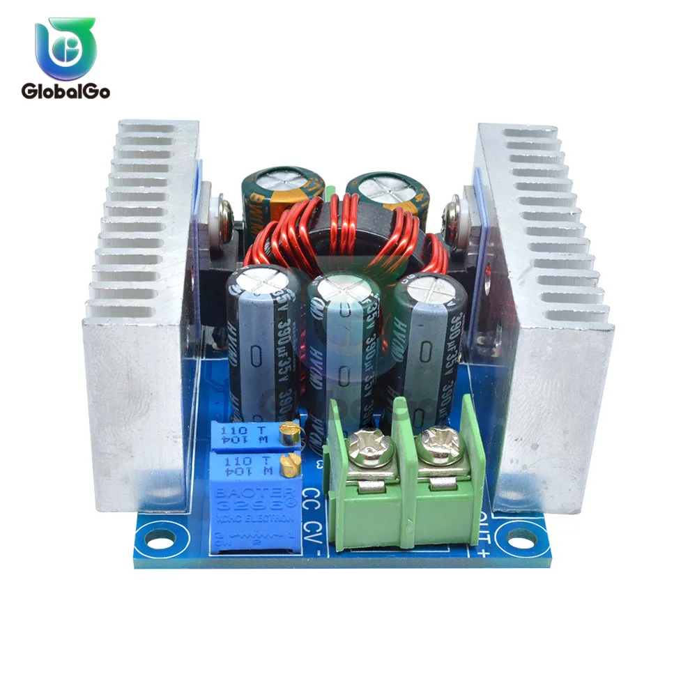 DC Мощность понижающий преобразователь модуль 300 W 20A 9A 6 V 40 до 1 2 36 постоянный ток