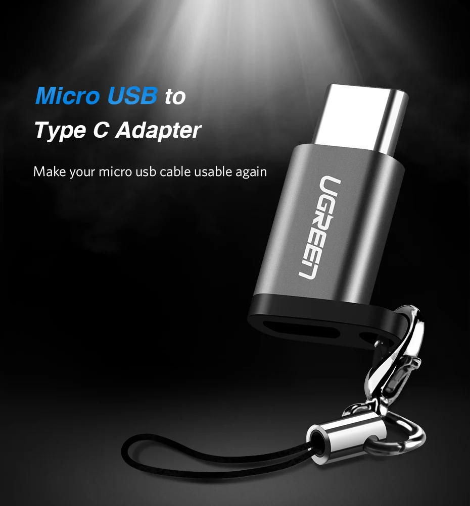 Ugreen mciro usb типа c кабель зарядного устройства конвертер для samsung s9 s8 huawei mate 20 sony xiaomi 6 usb c зарядное устройство usb otg
