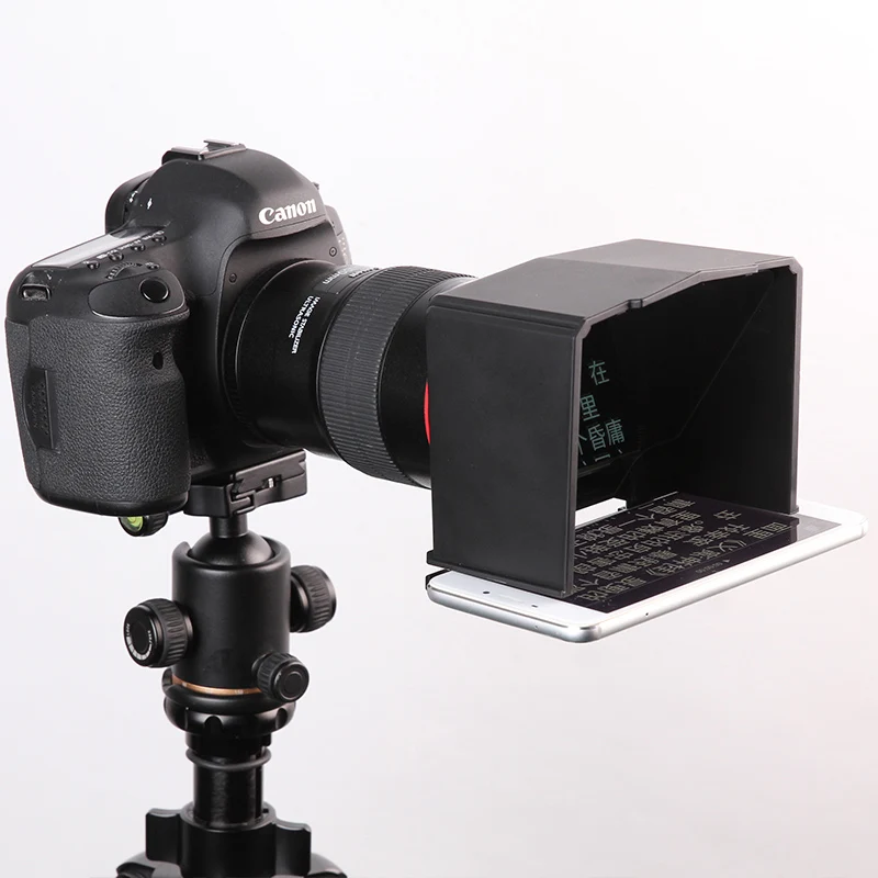 T1 смартфон Teleprompter для камеры canon nikon sony
