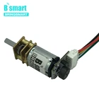 Кодовый мотор Bringsmart GB12-N20B, 3 В постоянного тока, 20-1500 обмин, металлический редуктор, для интеллектуального робота, микродвигателя