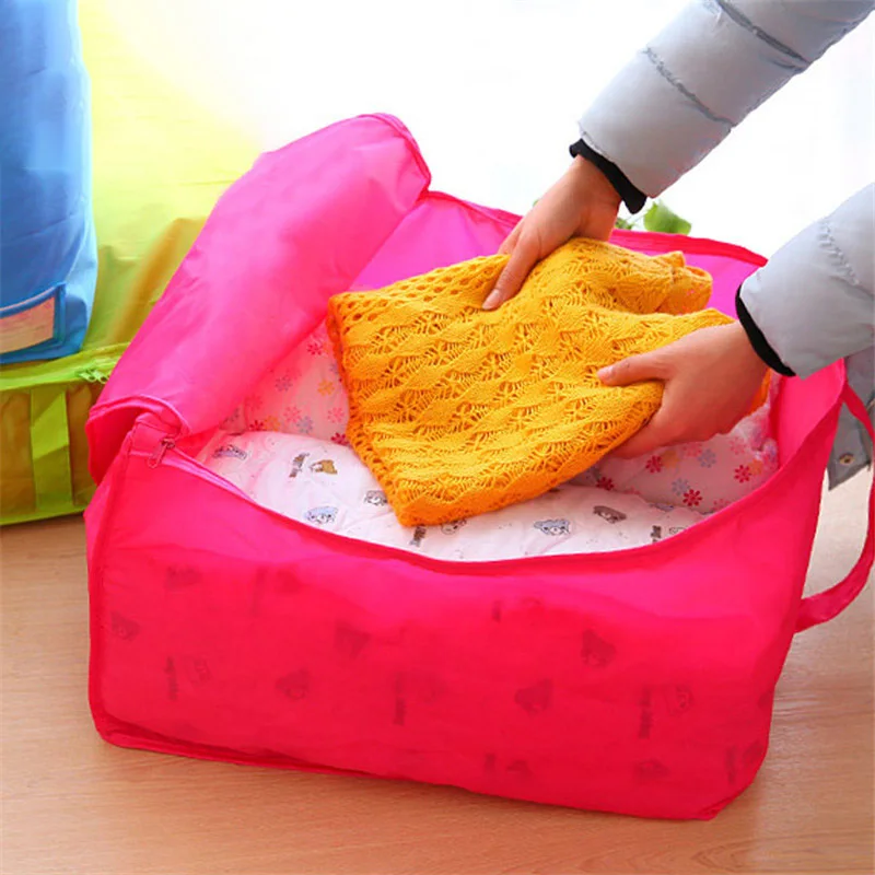 Красочная домашняя сумка для хранения одежды одеяло постельные принадлежности