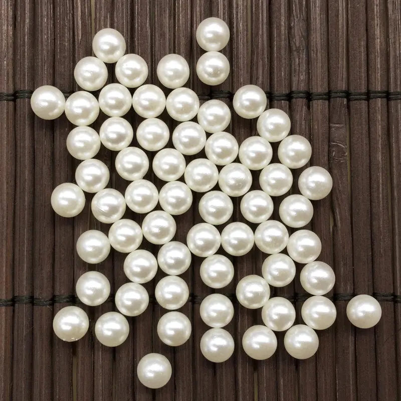 5 мм 1000 шт/ABS имитация слоновой кости бусины без отверстия во многих европейских DIY