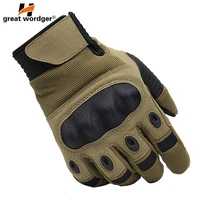army gear touch screen tactical gloves men full finger swat combat military carbon shell anti skid airsoft paintball gloves