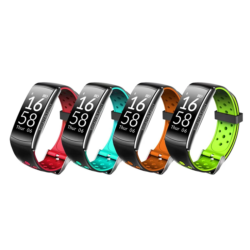 2017 Smart Band IP68 водонепроницаемый смарт-браслет Heart Rate SmartBand Фитнес трекер умный