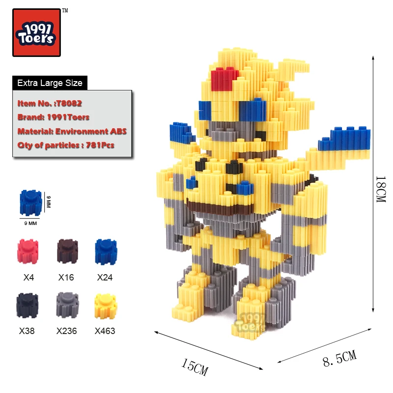 1991Toers Bumblebees Optimus Primes Алмазные Кирпичи DIY творческие игрушки подарки для детей |