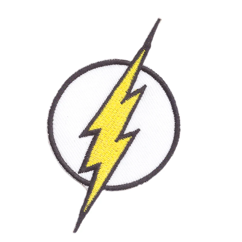 

Superhero Flash Dc Comics Embroidery Iron On Patch for clothing Badge Stickers applique