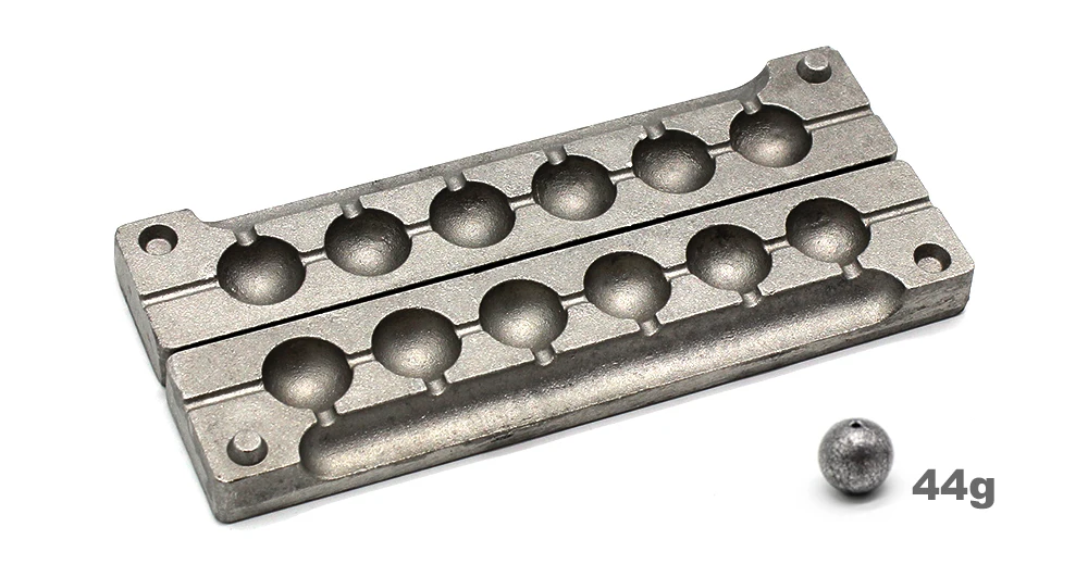 Adygil DIY рыболовный шар грузило прессформы ADBASM/#5 Шариковый грузило 44 г 6 полостей