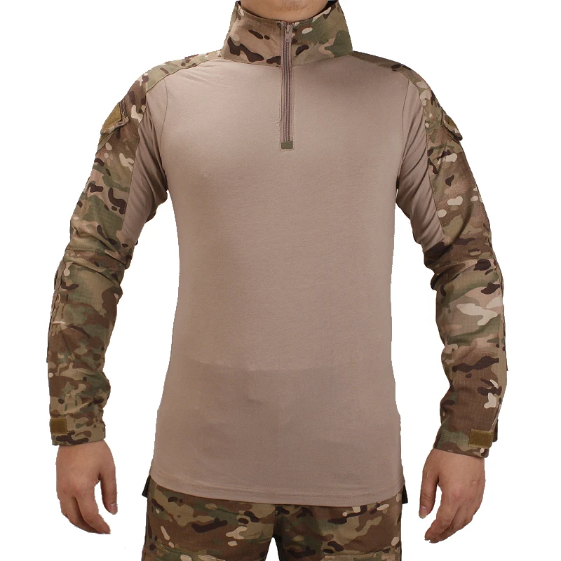 Тактические рубашки BDU Мультикам Военная экшн камуфляжная футболка военные