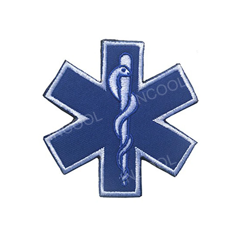 Вышивка патч EMT meic парамедик США армии крюк и петля застежка патч тактические нашивки, боевой дух эмблемы аппликации эмблемы с вышивкой