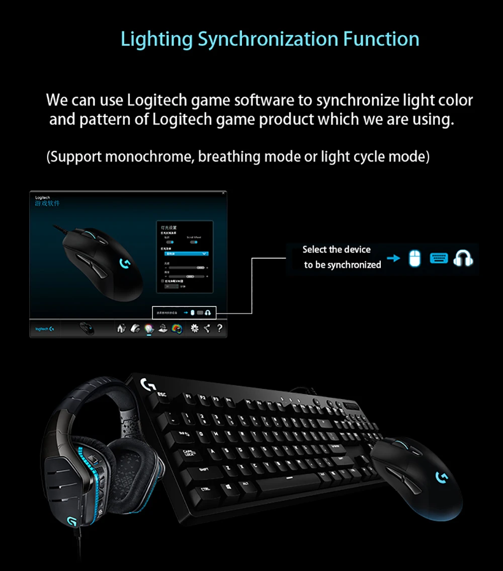 Производитель отремонтированный: Проводная/Беспроводная игровая мышь logitech G403 Prodigy 2,4 ГГц 12000 dpi RGB весовая Эргономика