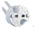 

(HMSL-0345) 1000 шт./лот 100 Вт 250 В G4 G5.3 G6.35 патрон с 12 "18AWG провод направляет MR16 патрон MR16 патрон для лампы