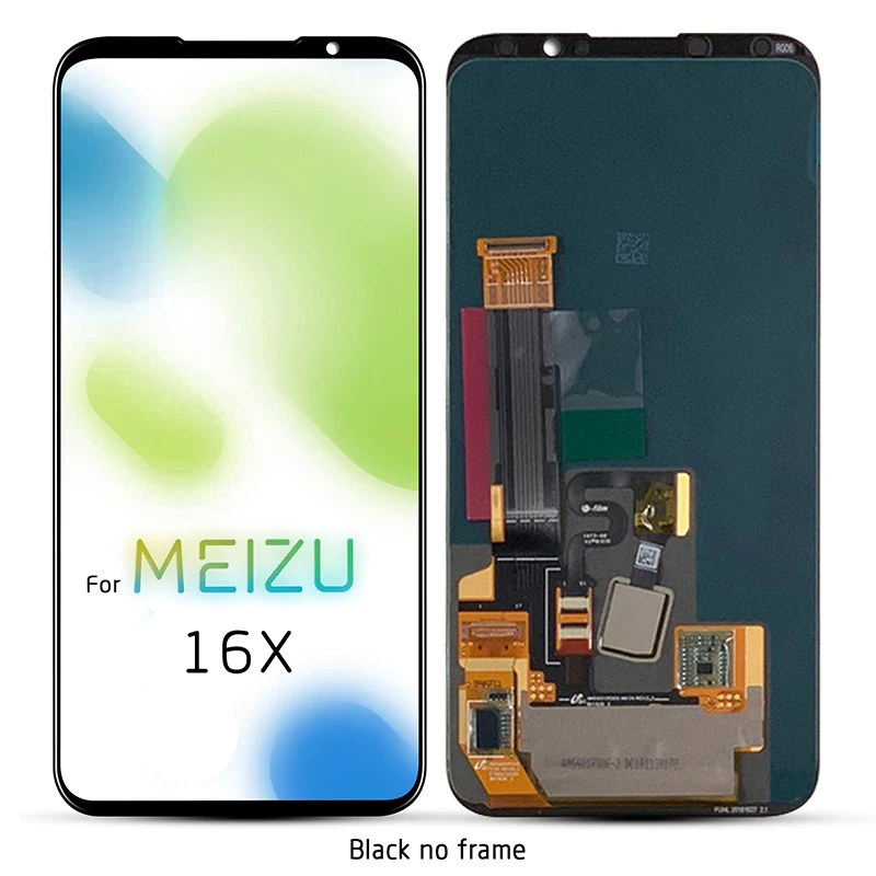 Для 6," Meizu 16X16 X ЖК-дисплей+ сенсорная панель дигитайзер для Meizu 16X M872Q M872H AMOLED ЖК-дисплей