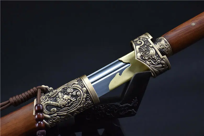 Хороший ручной работы китайский меч Broadsword Sharp 1095 высокоуглеродистой стали лезвие