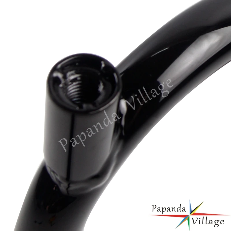 Черный мотоциклетный руль штифта 7/8 дюйма 22 мм XS650 APE 9 5 Руль рукоятки Rise для Yamaha TX650