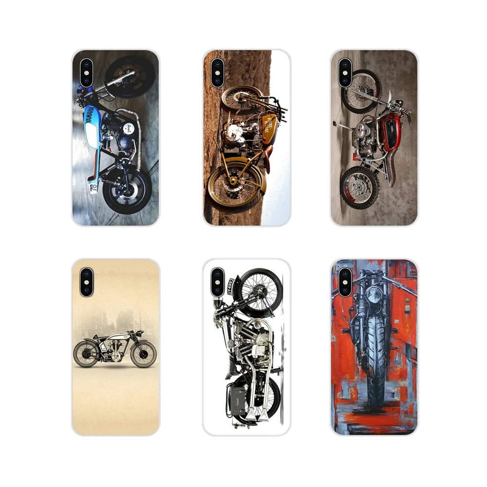 Ретро Moto Cross мотоциклетный спортивный мягкий прозрачный чехол для Motorola X4 E4 E5 G5 G5S G6