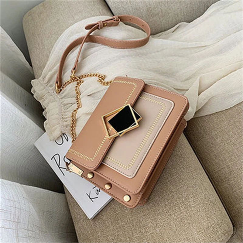 Женские кожаные сумки через плечо Bolso Mini зеленая сумка с цепочкой женские для