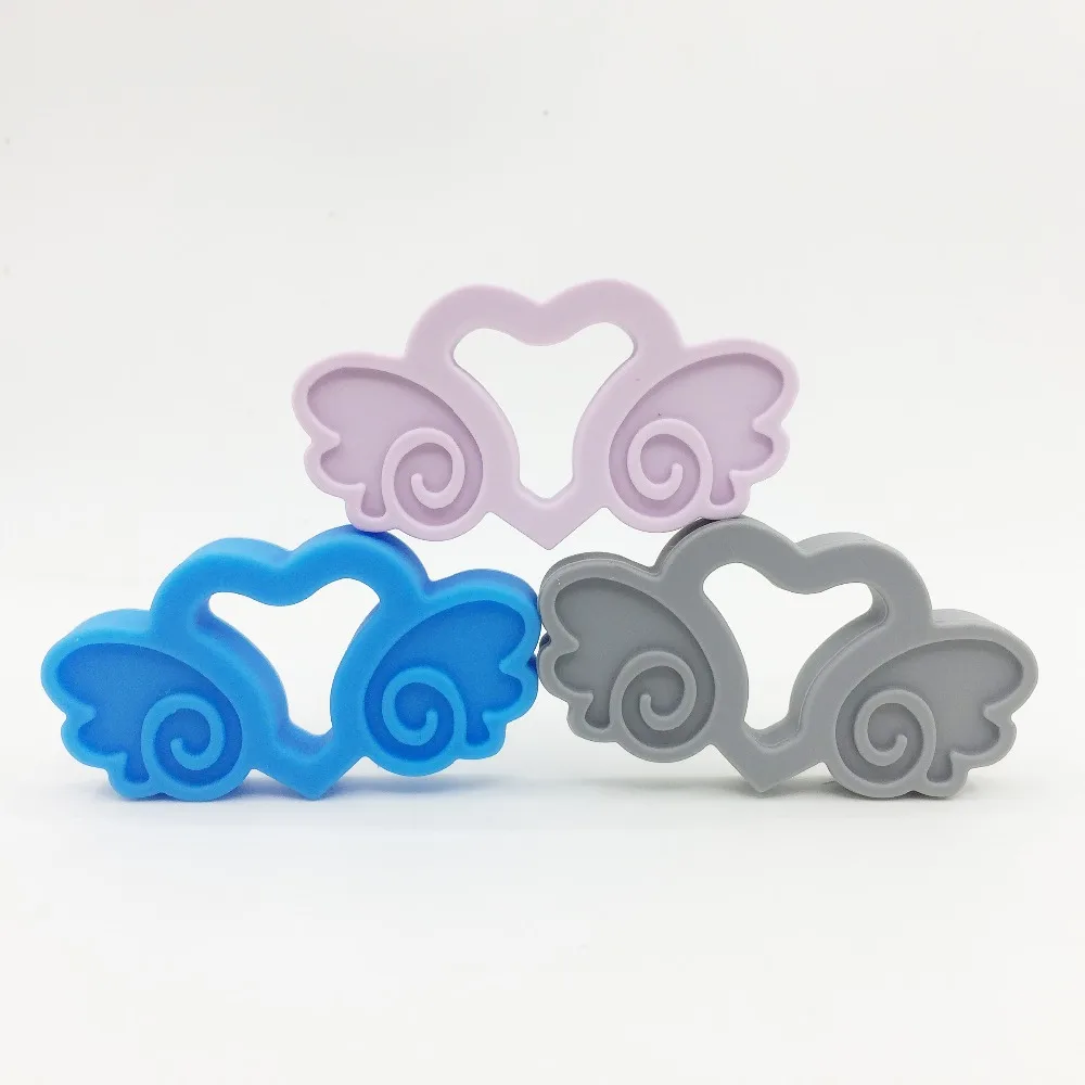 Силиконовые Прорезыватели для зубов животные Крыло ангела детский силиконовый