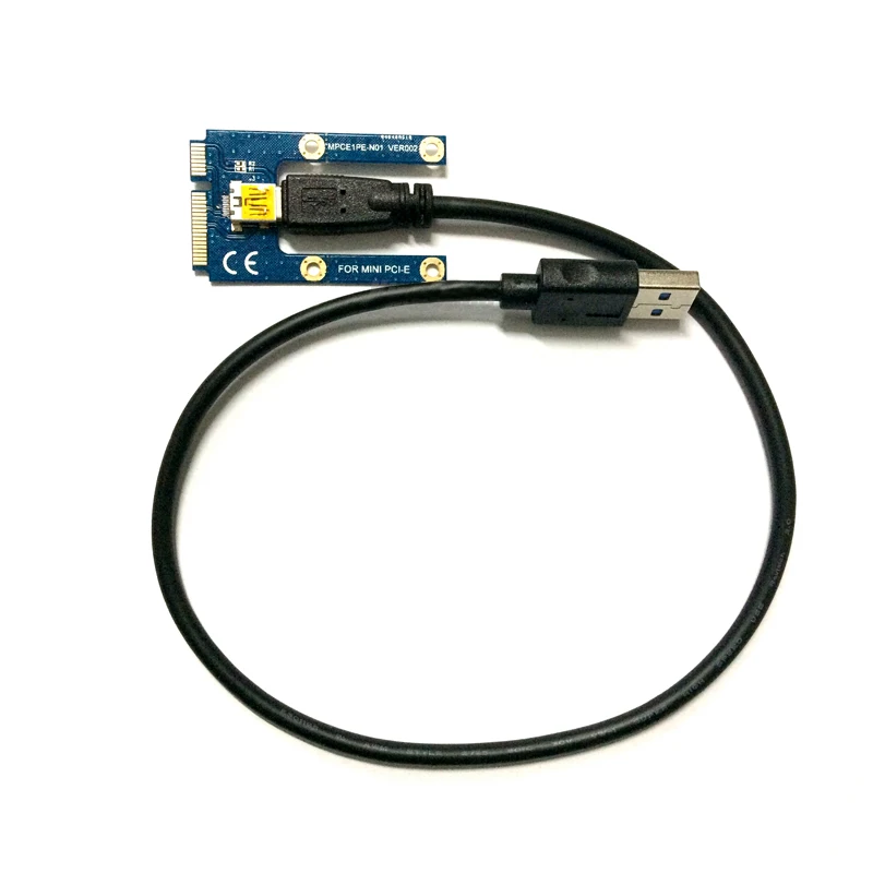 4PIN IDE Molex Питание Riser Card pci-e 1x к 16x преобразования расширение доска очередь PCIe Mini с 60