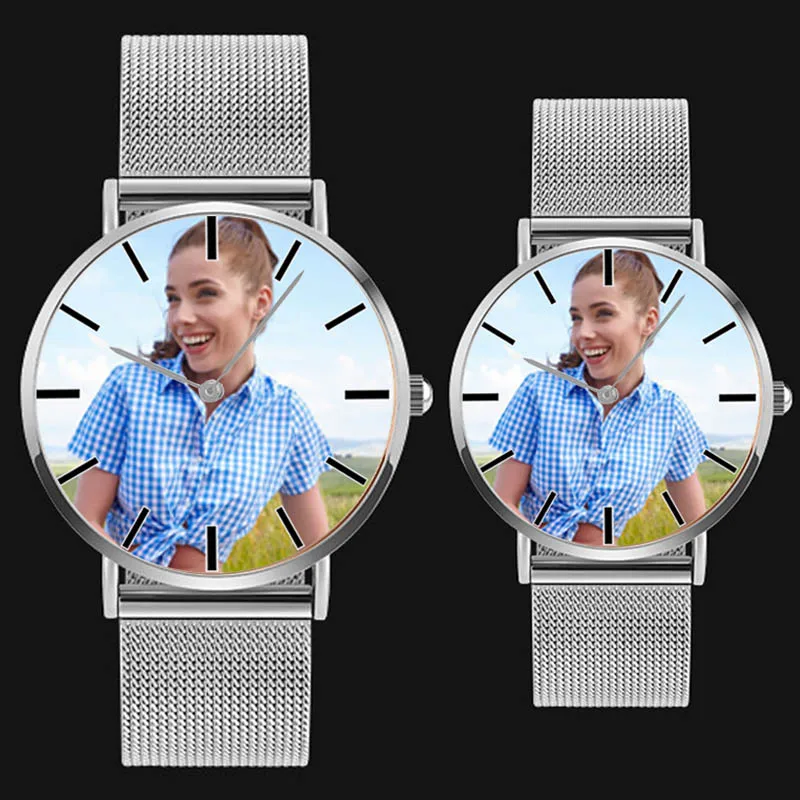 A4402 DIY фото часы влюбленные кварцевые наручные DW стиль изображение на заказ