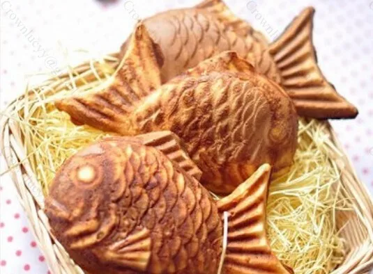 Газовая 12 шт. тарелка для рыбы taiyaki; газовая машина taiyaki