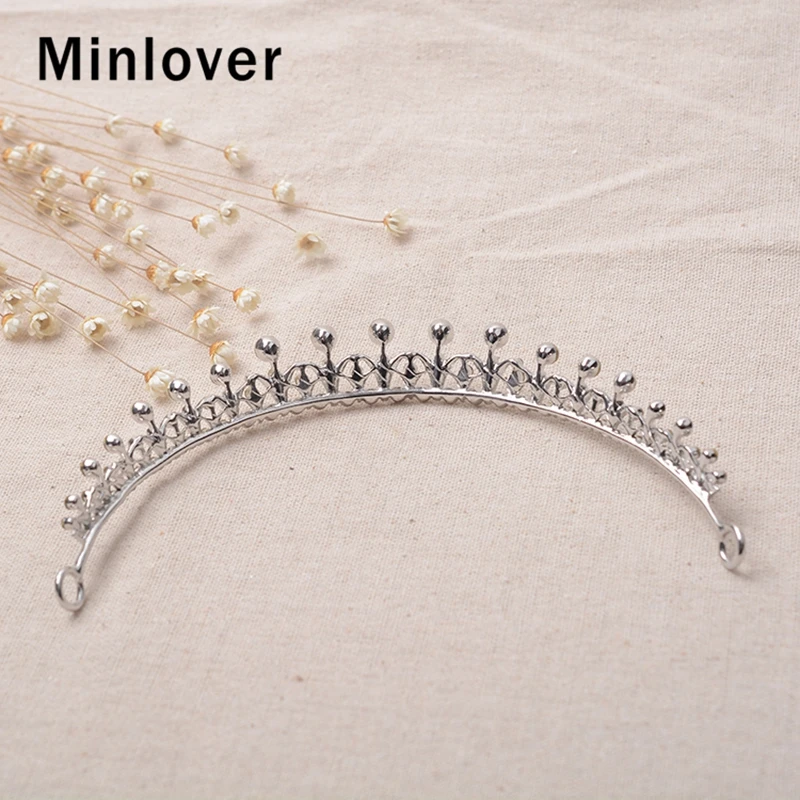 Minlover корона стразы свадебные диадемы короны для женщин аксессуары волос