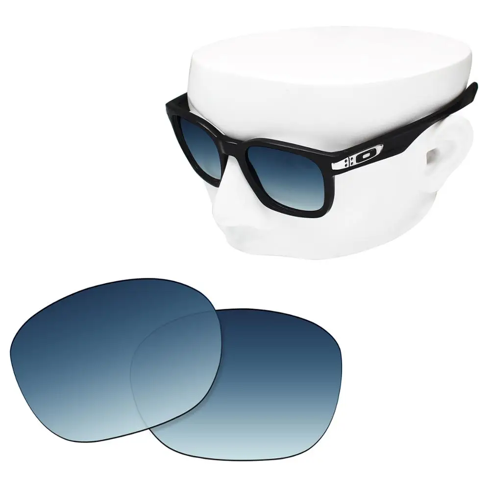 OOWLIT Polarized Replacement Lenses of Blue Gradient for-Oakley Garage Rock OO9175 Sunglasses