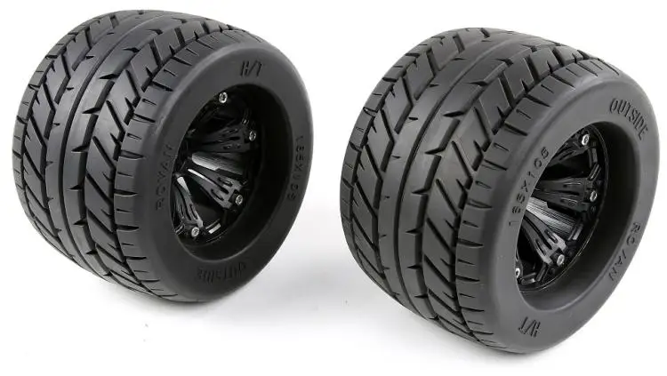 Rovan MONSTER BRUSHLESS TRUCK Road Wheel And Tyre fit 1/8 SAVAGE XL FLUX 4 6 5 9 RC CAR Part | Игрушки и хобби
