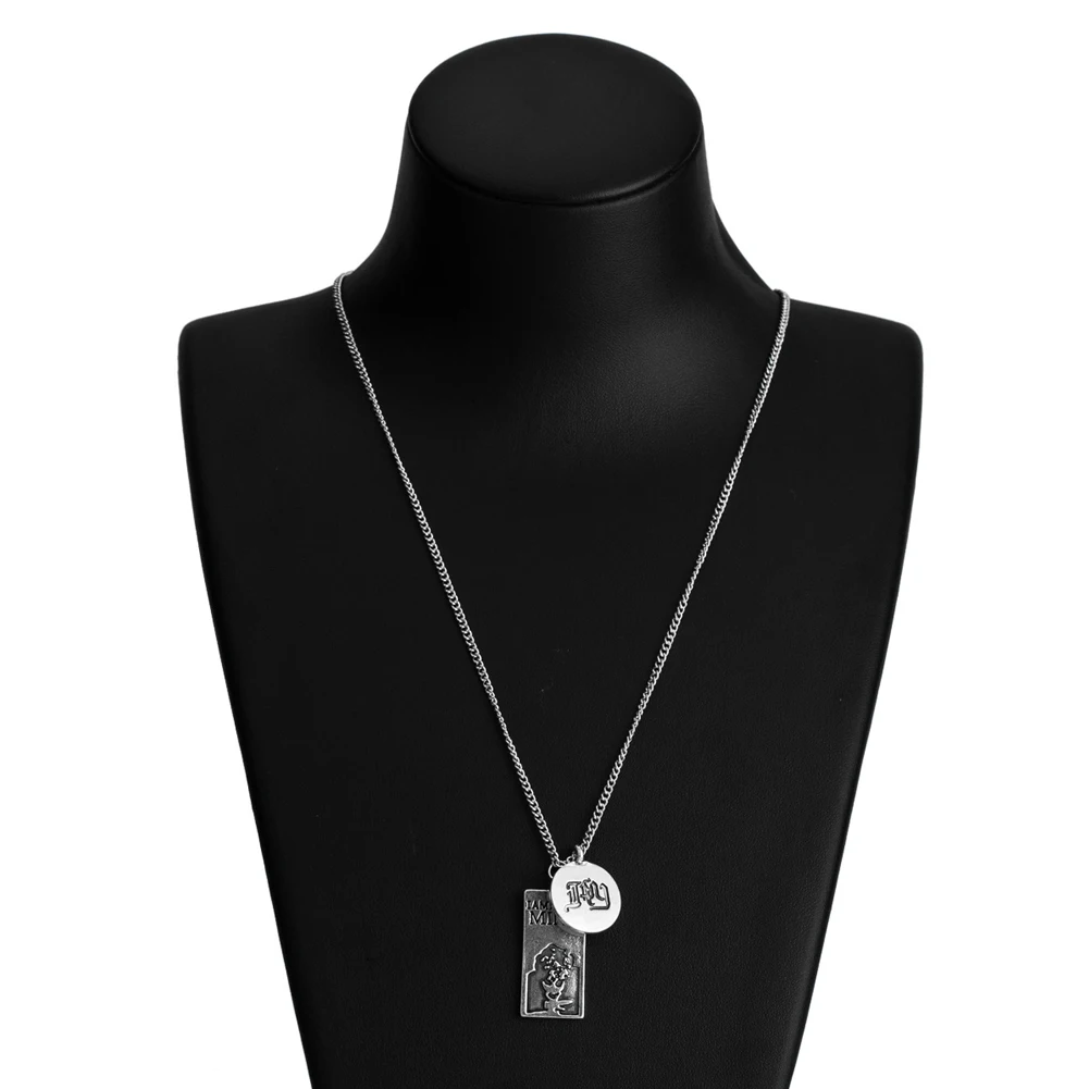 Chic Women Necklace Fashion Style Coin Sweater Chain Elegant Russian Charm Pendant For Festival Gifts Silver |
