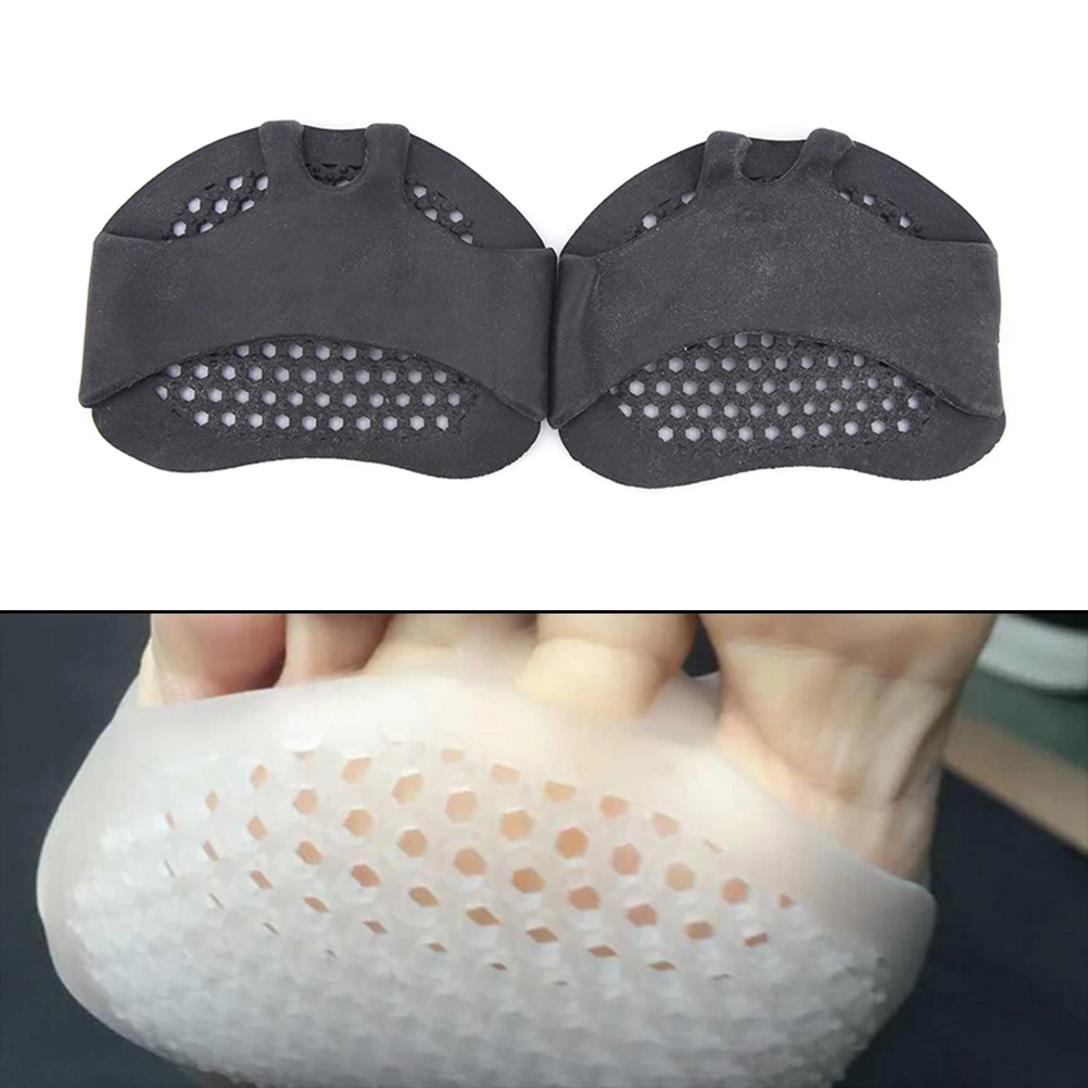 

Foot Pad Silicone Gel Toe Pads High Heel Shock Absorption Anti Slip-resistant metatarsal Forefoot Pad Feet Pain Foot Care Tool