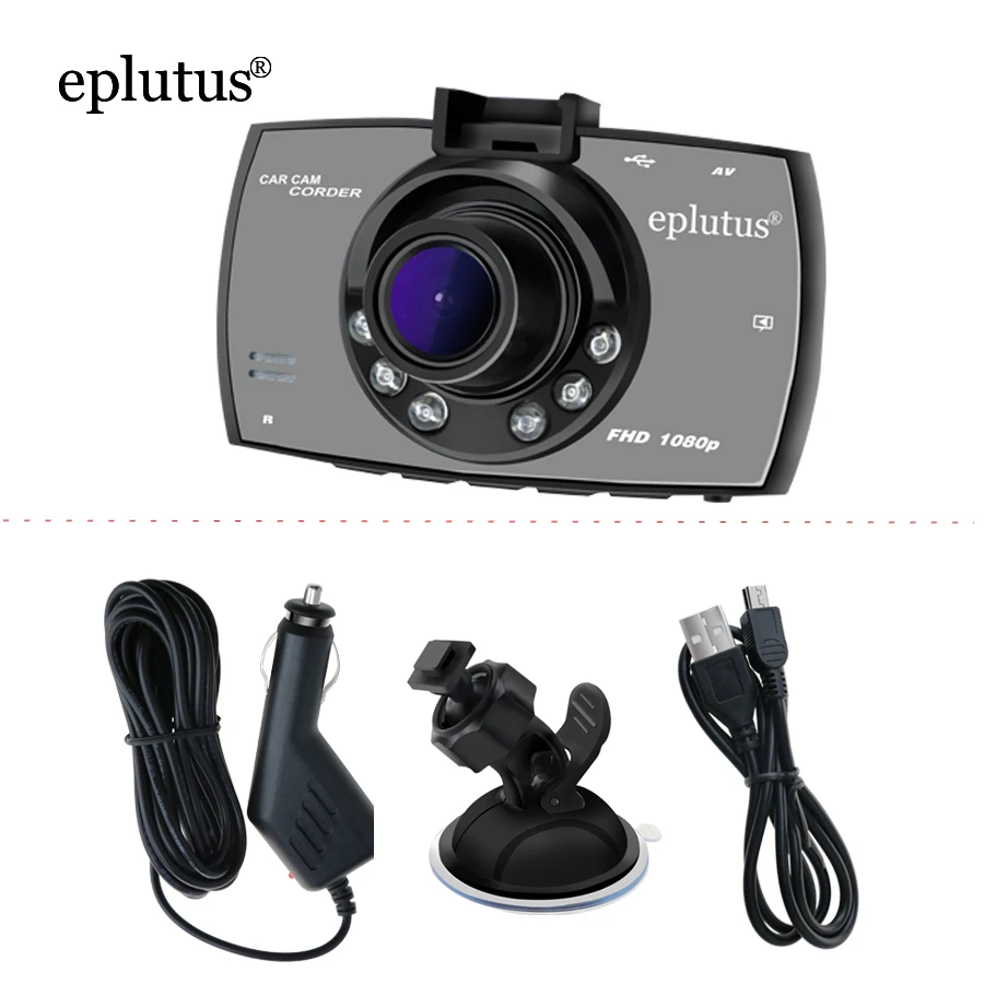 Eplutus автомобиля Камера Full HD 1080 P Автомобильный видеорегистратор Регистраторы +
