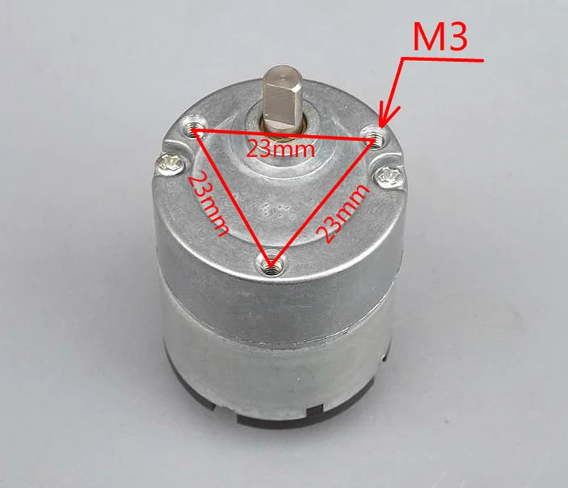 Редукционный мотор постоянного тока 33GB-520 6-12 В редуктор s 170-350 об/мин