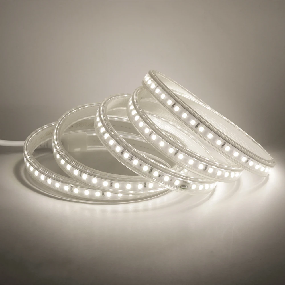 XUNATA 220V SMD2835 120Leds/m LED Strip Flexible Led Ribbon Waterproof No Lead Led Tape With EU Plug for Home Decor Lamp Fixture