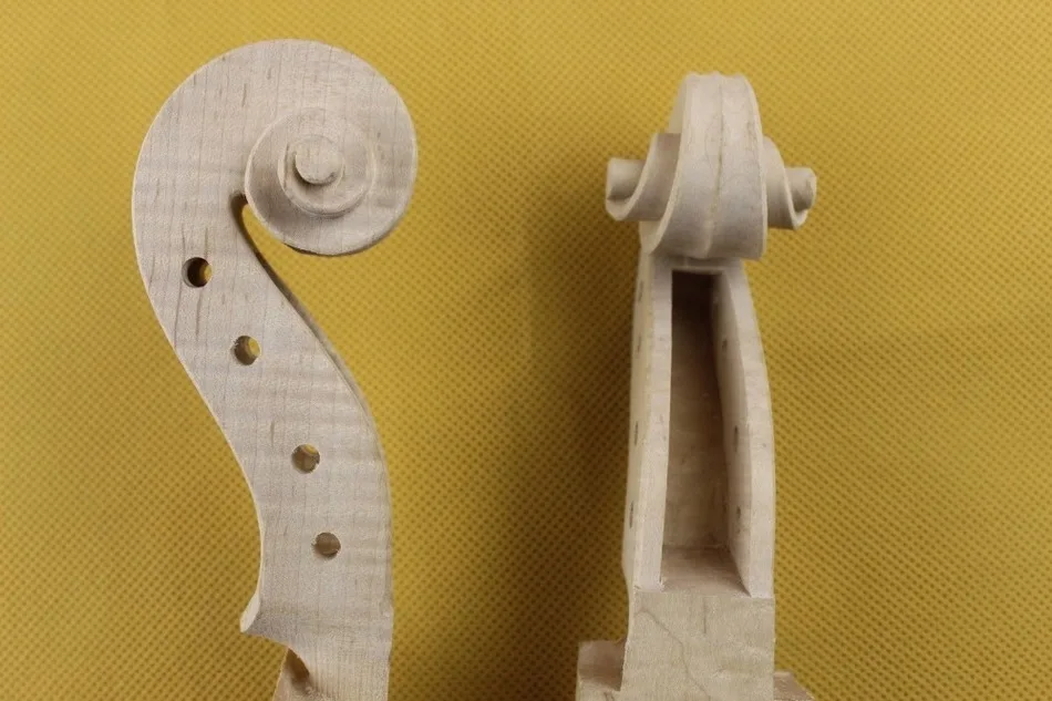 

1 pc New high quality hand carved Maple White Violin Neck 4/4, Violin Parts