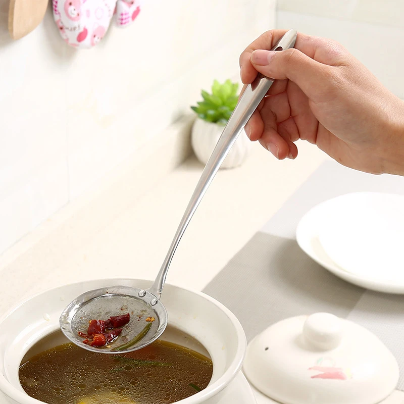 Новинка нержавеющая сталь сетка воронка для кухни тонкая дуршлаг овощей сито