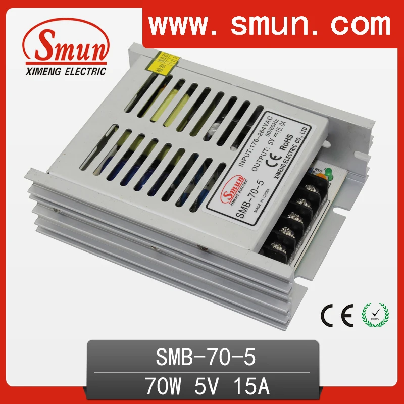 SMUN SMB 70 5 Вт ультратонкий источник питания с одним выходным переключением В 14 а