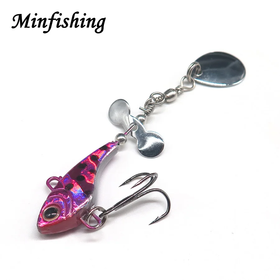 Minfishing 2 шт. 4 цвета металлическая приманка Спиннербейт для доставки прикорма и