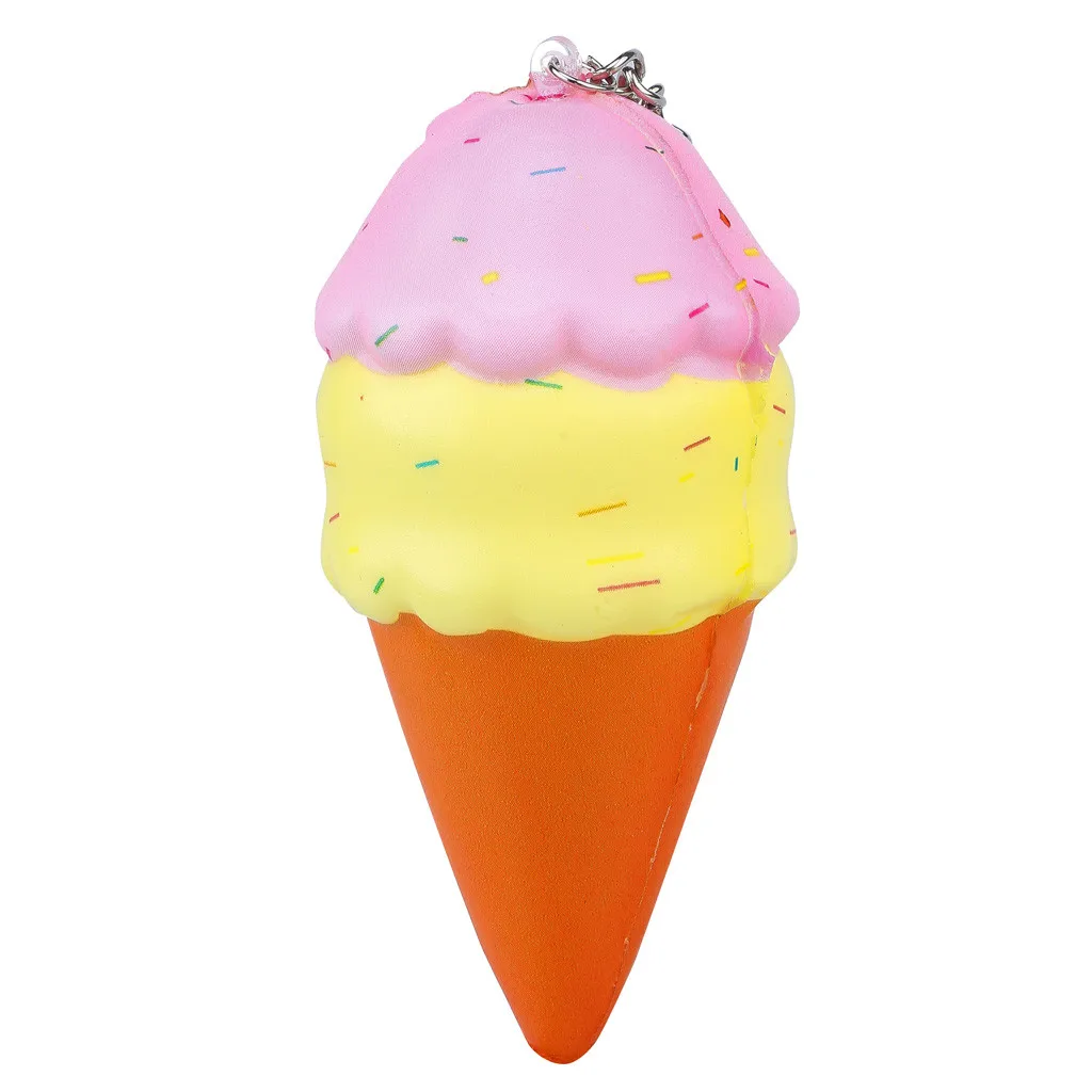 MiniAdorable PU чехол для телефона funy мороженое, мягкий медленно поднимающийся с рисунком мороженого на палочке очень медленно принимает начальную форму рост детей милый стресса надувные игрушки 6,5