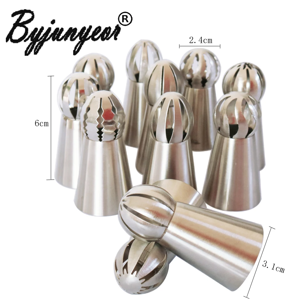 Сферический шар из нержавеющей стали 21 шт./компл. кондитерские насадки