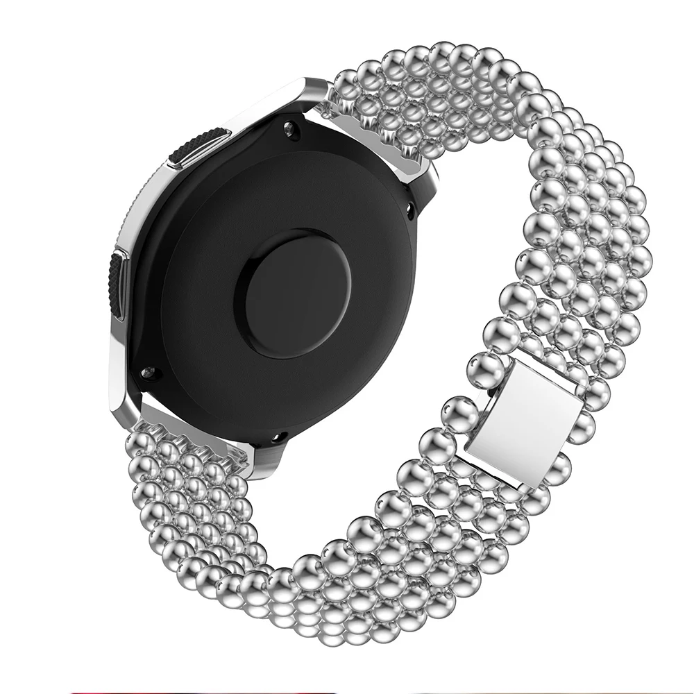 22 мм ремешок для часов из нержавеющей стали для samsung gear S3 Class/Frontier/Galaxy wacth 46 мм ремешок металлический Смарт-часы браслет ремень