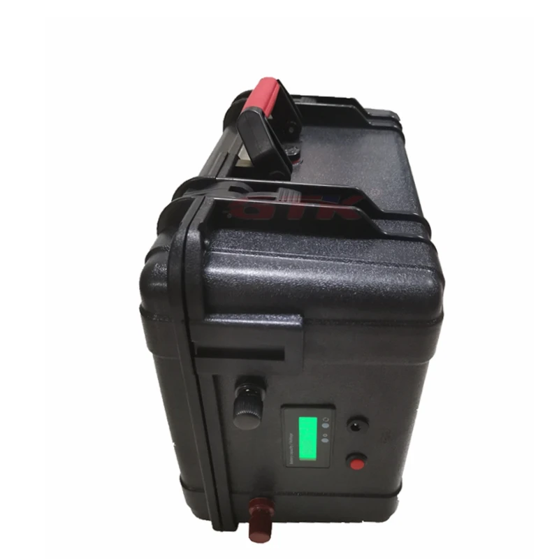 Waterproof 12V 120ah 100ah Lithium ion battery 12v with BMS 3s LCD display for fishing boat solar panel inverter+10A Charger | Электроника