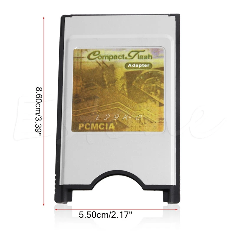 Высокоскоростной корпус из нержавеющей стали 68 Pin PCMCIA Compact Flash CF Card Reader адаптер для