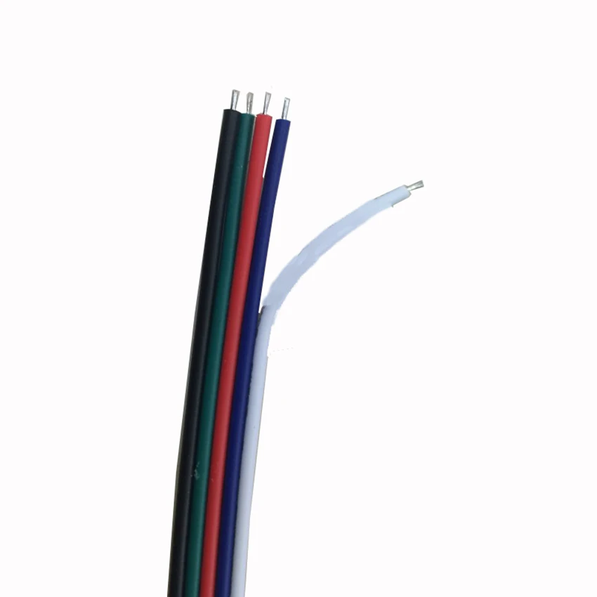 DC5 24V Mini с 5 контактным проводом 4CH x 4A 16A для 5050 RGBW светодиодная ленсветильник