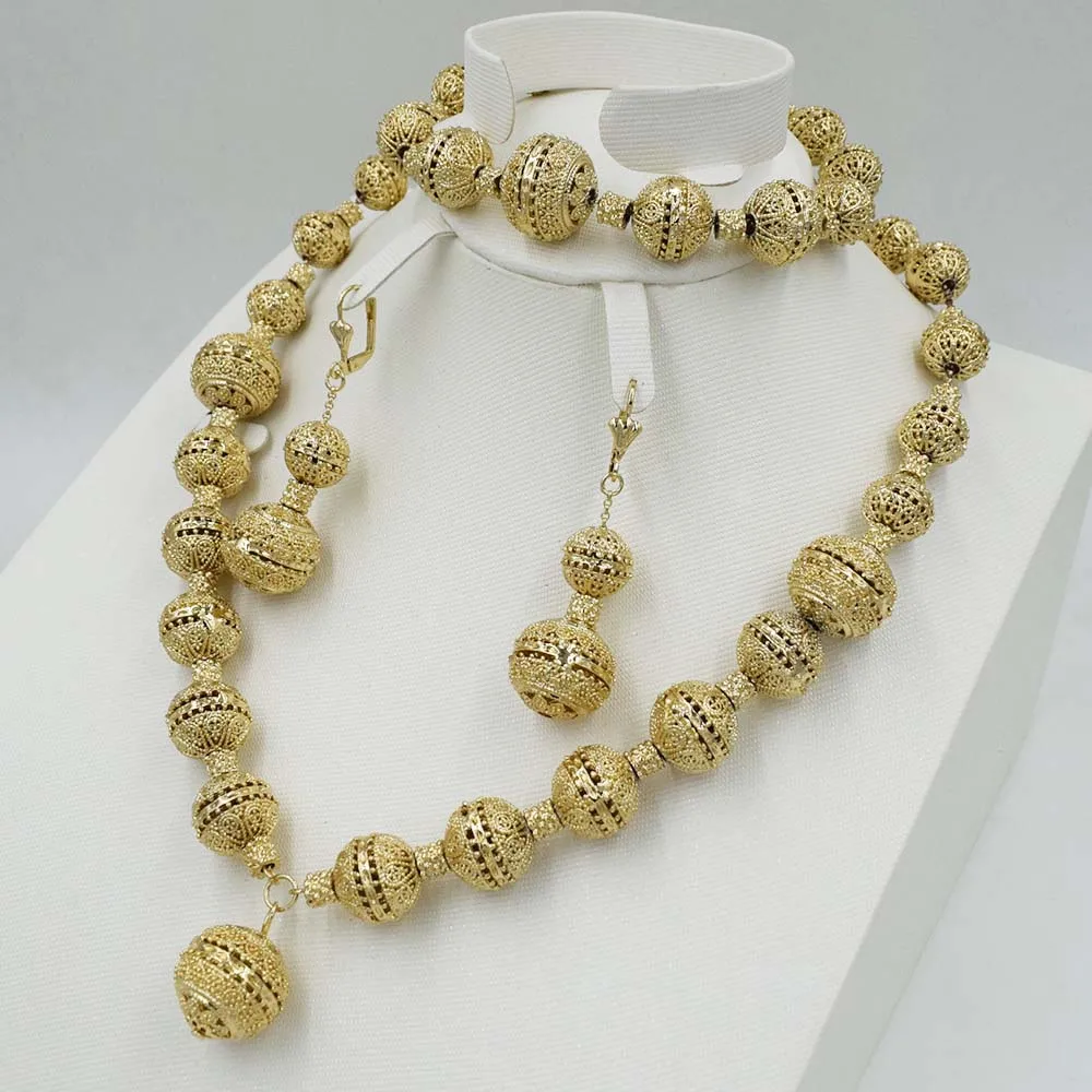 2017 Fashion Bamboo Shape African Beads Jewelry Set Exquisite Flash Dubai Nigerian Wedding Bridal Bijoux | Украшения и аксессуары