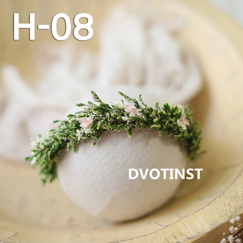 H08 Dvotinst/реквизит для фотосъемки новорожденных; милый головной убор с ушками единорога; головной убор; фон для фотосъемки в студии - Цвет: H08